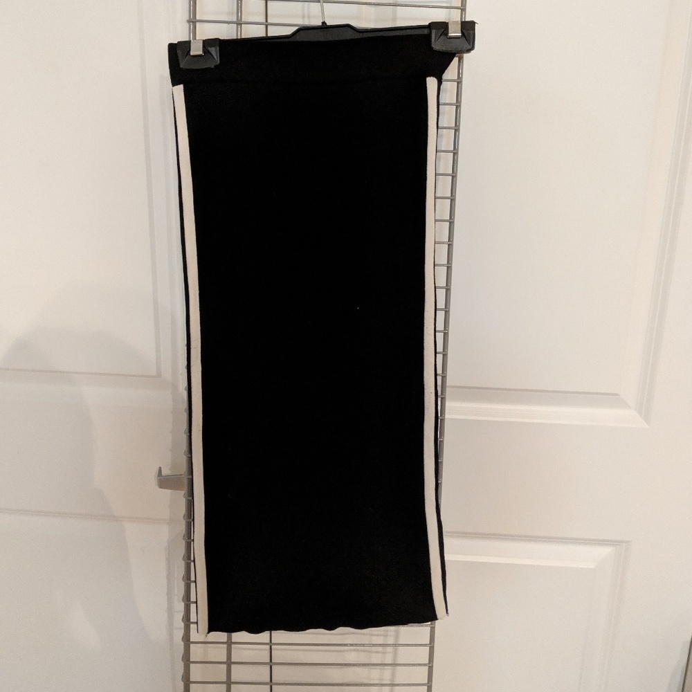 Zara long skirt with side stripe